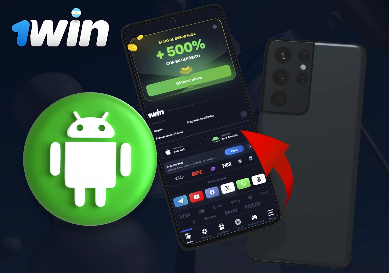 1win app para android