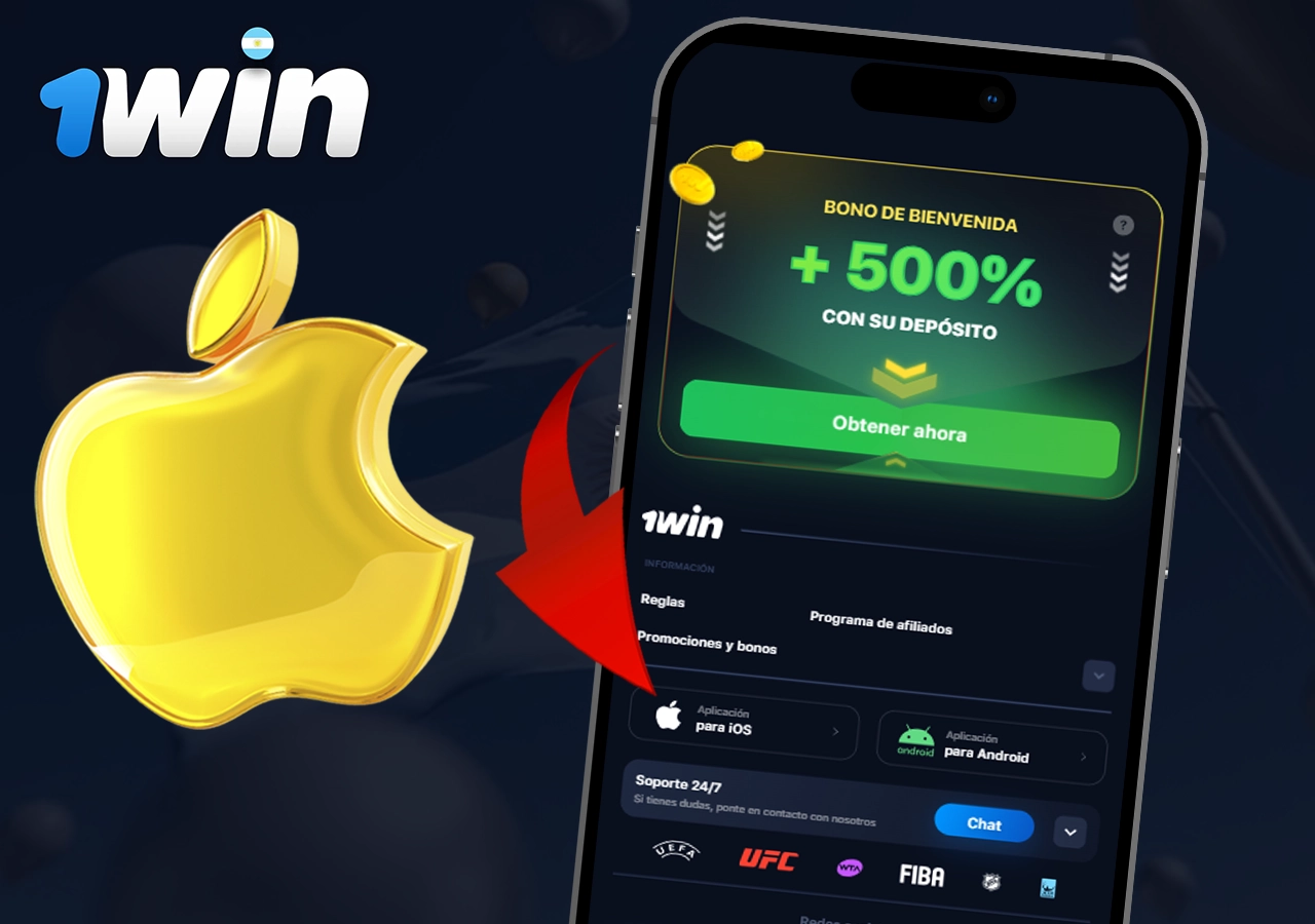 1win app para ios