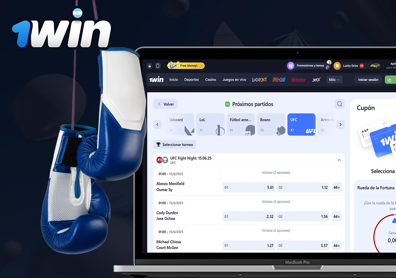 apuestas de mma 1win